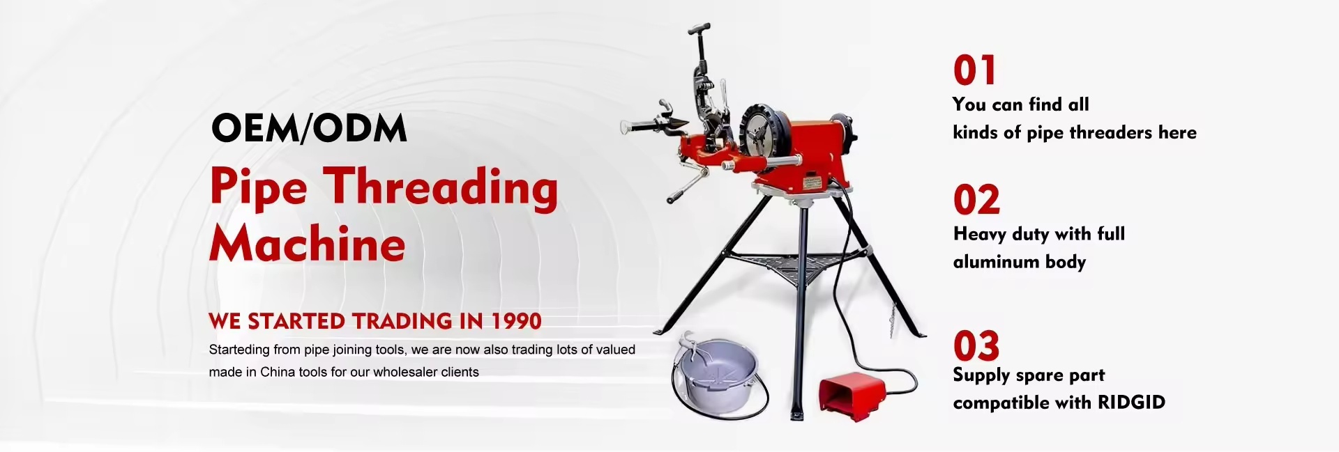 quality Pipe Threading Machine factory