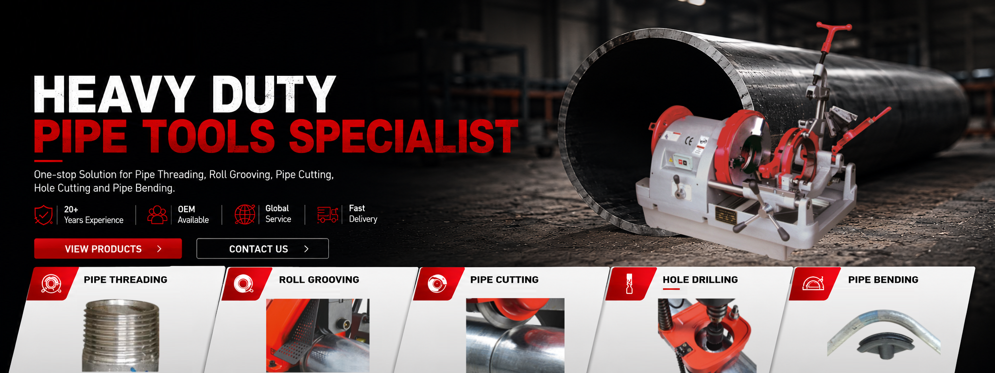 Quality Pipe Threading Machine factory