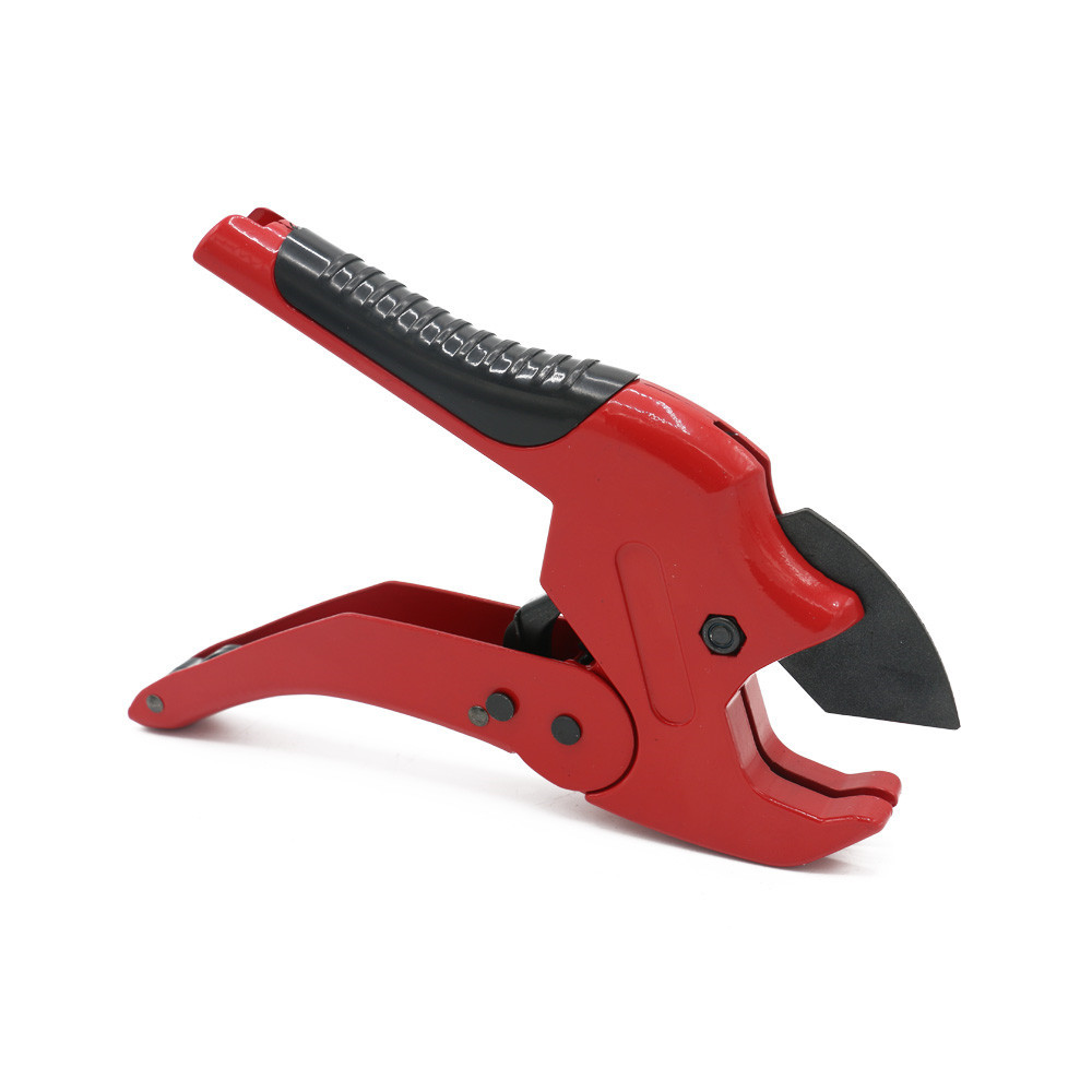 Ratcheting Plastic Rotary PVC Pipe Cutter 42mm with Straight Edge Blade